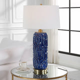 Lighting Zade Blue Table Lamp