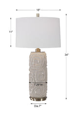 Lighting Zade Warm Gray Table Lamp