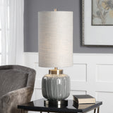 Lighting Zahlia Aged Gray Ceramic Lamp