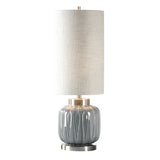Lighting Zahlia Aged Gray Ceramic Lamp