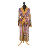 Loungewear Indian Summer Kimono Robe // Pink
