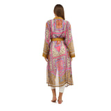 Loungewear Indian Summer Kimono Robe // Pink