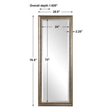 Mirror Aaleah Burnished Silver Mirror