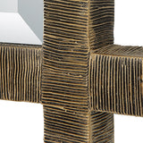 Mirror Abanu Ribbed Gold Dressing Mirror