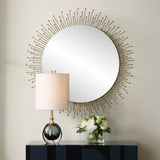 Mirror Aga Round Gold Mirror