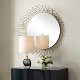 Mirror Aga Round Gold Mirror
