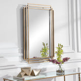 Mirror Amherst Brushed Gold Mirror