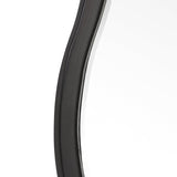 Mirror Aneta Black Round Mirror