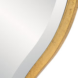 Mirror Aneta Gold Round Mirror // Large