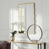 Mirror Aneta Gold Scalloped Mirror