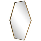 Mirror Ankara Brass Hexagon Mirror