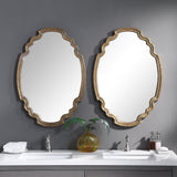 Mirror Ariane Gold Oval Mirror
