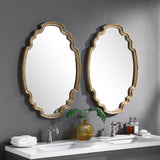 Mirror Ariane Gold Oval Mirror