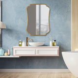 Mirror Athena Brushed Brass Mirror