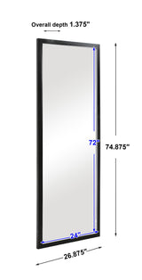 Mirror Avri Oversized Dark Wood Mirror