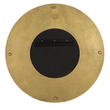 Mirror Axel Round Brass Mirror