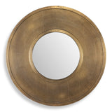 Mirror Axel Round Brass Mirror