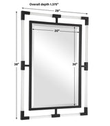 Mirror Balkan Black Iron Mirror