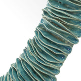 Mirror Bonaire Teal Blue Oval Mirror