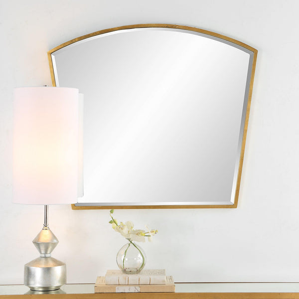 Mirror Boundary Gold Arch Mirror