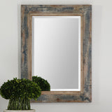 Mirror Bozeman Distressed Blue Mirror
