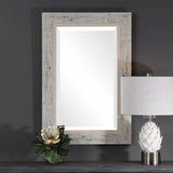 Mirror Branbury Rustic Light Wood Mirror