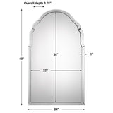 Mirror Brayden Frameless Arched Mirror