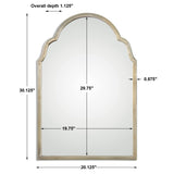 Mirror Brayden Petite Silver Arch Mirror