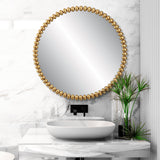 Mirror Byzantine Round Gold Mirror