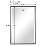 Mirror Callan Silver Vanity Mirror