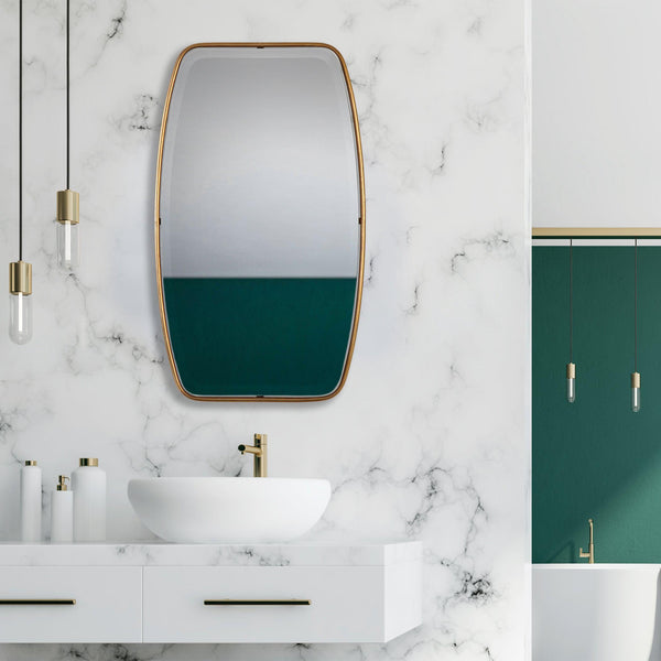 Mirror Canillo Antiqued Gold Mirror
