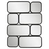 Mirror Canute Modern Black Mirror