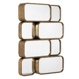 Mirror Canute Modern Gold Mirror