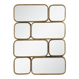 Mirror Canute Modern Gold Mirror