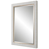 Mirror Cape Whitewashed Rattan Mirror
