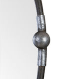 Mirror Carrick Black Oval Mirror