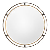 Mirror Carrizo Bronze Round Mirror