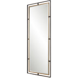 Mirror Carrizo Tall Bronze & Gold Mirror