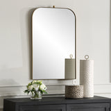 Mirror Cassidy Brass Arch Mirror