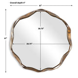 Mirror Catch The Wave Round Mirror