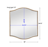 Mirror Cerise Gold Mirror