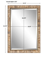 Mirror Cocos Coconut Shell Mirror