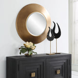 Mirror Contessa Round Gold Mirror