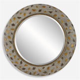 Mirror Copper Terrazzo Round Mirror