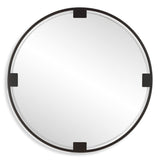 Mirror Cornelia Black Round Mirror