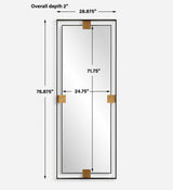 Mirror Cornerstone Oversized Mirror