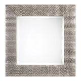 Mirror Cressida Distressed Silver Square Mirror