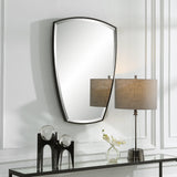 Mirror Crest Curved Iron Mirror