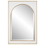 Mirror Crisanta Gloss White Arch Mirror