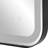 Mirror Crofton Lighted Black Vanity Mirror